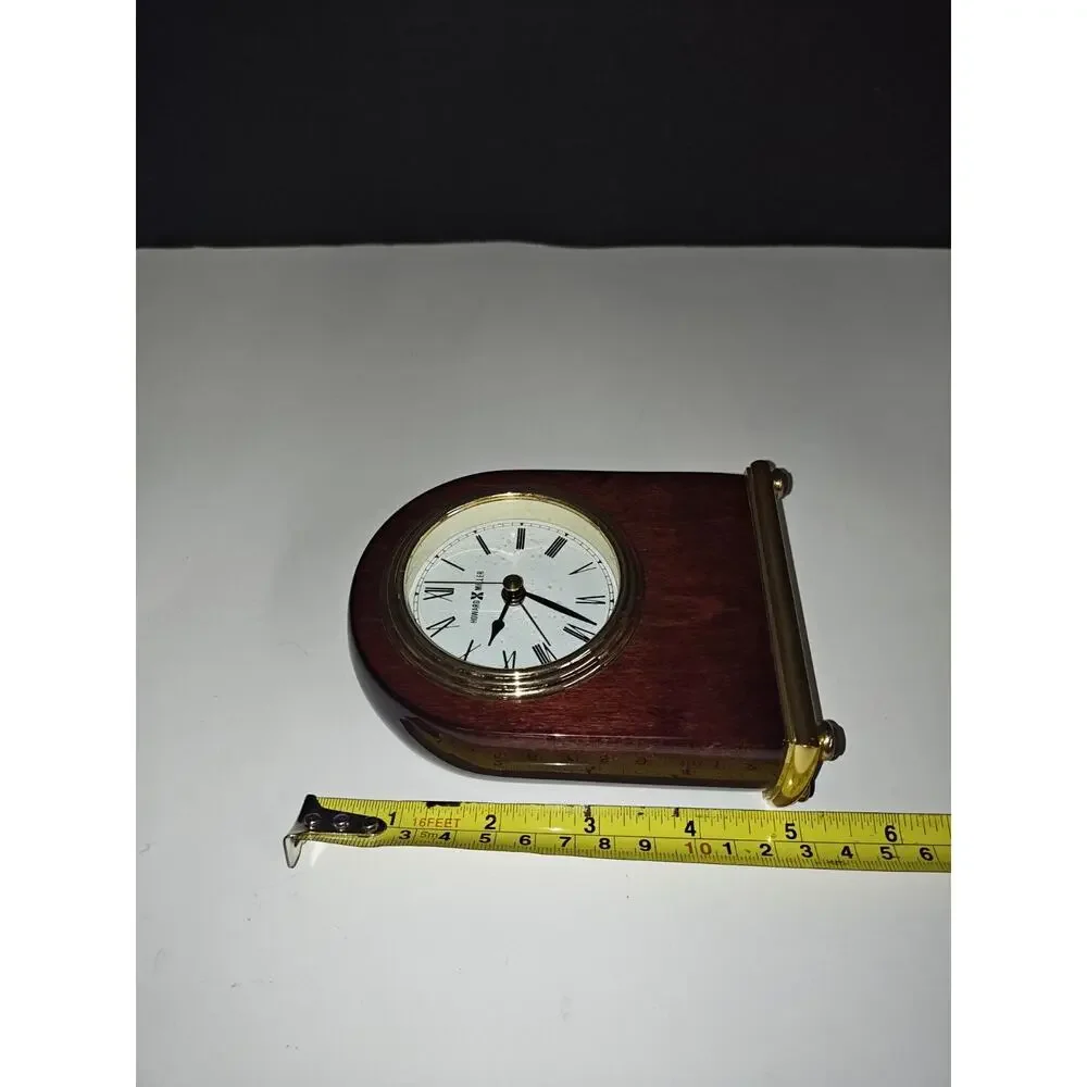 Howard Miller Vintage Rosewood Arch Mantle Table Clock Rosewood Model 613487